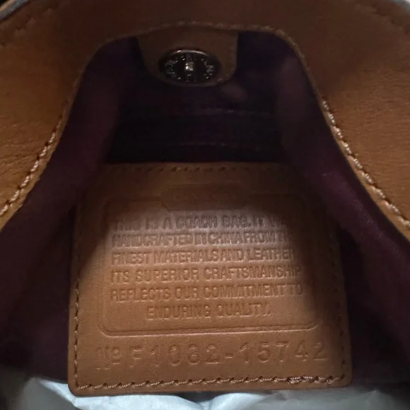 Coach Brown Leather Bag - Picture 10 of 10